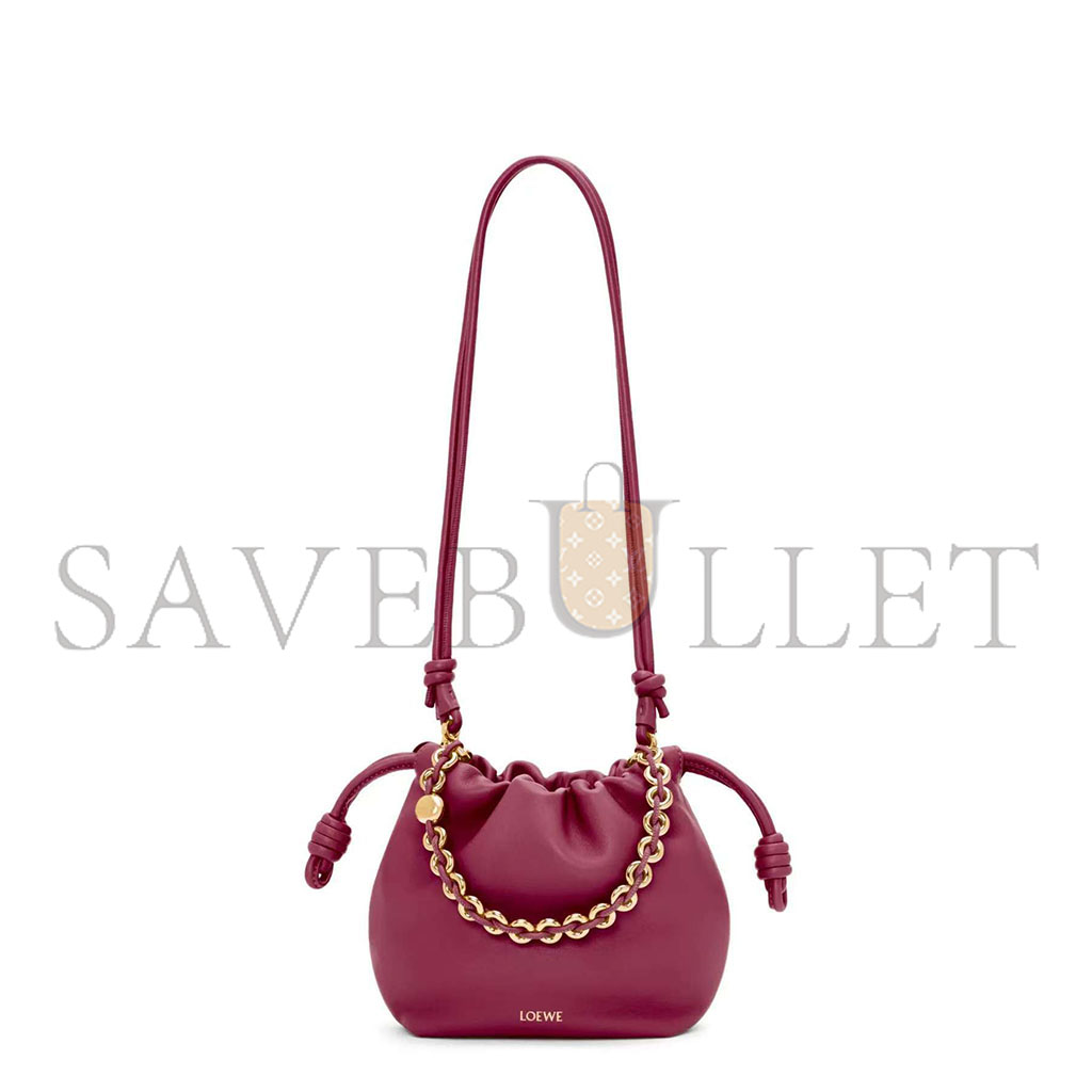 LOEWE MINI FLAMENCO PURSE BAG IN MELLOW NAPPA LAMBSKIN A914CBPX03-1048 (23*17*5.5cm)